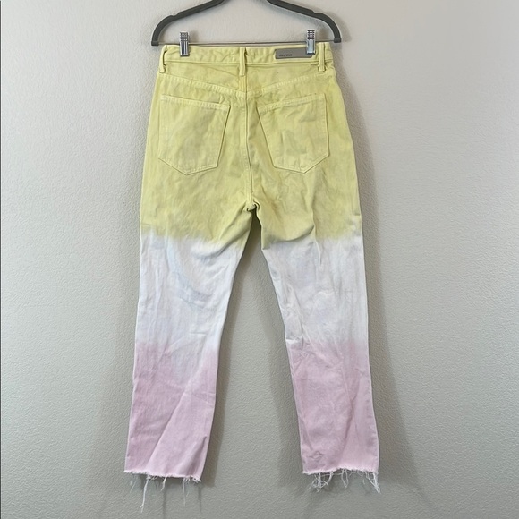 Grlfrnd Mica Gradient Yellow/White/Pink Jeans 27 - Picture 4 of 15